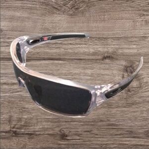 OAKLEY Turbo Rotor Prizm Men's Polarized Clear Sunglasses VG Condition Overall